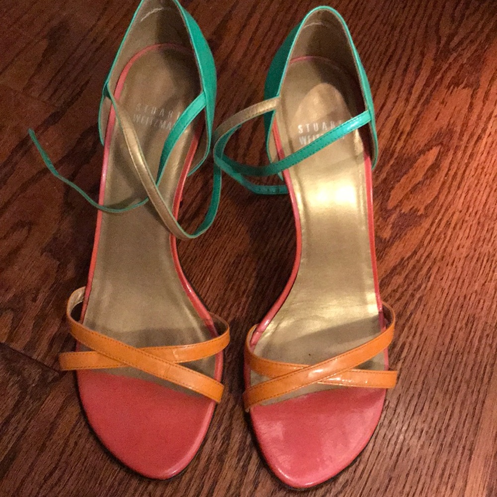 Multi Colored Stuart Weitzman Heels - image 1